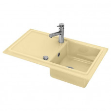 Кухонная мойка Duravit Cassia 86х51 см встраиваемая бежевая 7513861900 Кухонная мойка Duravit Cassia 86х51 см встраиваемая бежевая 7513861900