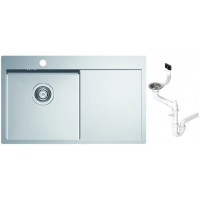 Мойка кухонная Alveus Quarto 30 780x480х190 мм с сифоном 1124384