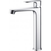 Смеситель для раковины высокий Aquanet Oberon 240 мм хром AQ1204CR