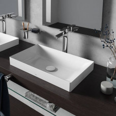 Раковина TOTO TR 60x38 см полувстраиваемая без отверстия белый L4716RE#XW
