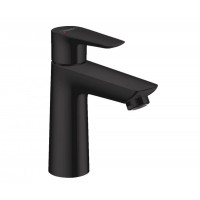 Смеситель для раковины Hansgrohe Talis E 104 мм со сливным гарнитуром черный 71710670