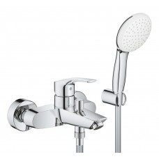 Смеситель для ванны GROHE Eurosmart с душевым набором Tempesta 110 хром 25276003 Смеситель для ванны GROHE Eurosmart с душевым набором Tempesta 110 хром 25276003