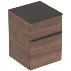 Шкаф боковой Geberit Smyle Square низкий 2 ящика цвет пекан 500.357.JR.1