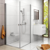 Душевая дверь RAVAK Chrome CRV1-100 блестящий Transparent 1QVA0C01Z1