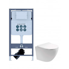 Комплект инсталляции с унитазом AQUATEK ЕВРОПА (рама INSP-0000001, унитаз AQ1900T-00 soft-close) ЕВРОПА-INSP01 Комплект инсталляции с унитазом AQUATEK ЕВРОПА (рама INSP-0000001, унитаз AQ1900T-00 soft-close) ЕВРОПА-INSP01