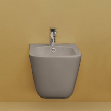 Биде подвесное Kerasan Tribeca 54х35 см с креплением WB9N Nocciola 512581