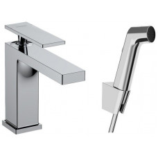 Смеситель для раковины Hansgrohe Tecturis E 117 мм с гигиеническим душем хром 73210000 Смеситель для раковины Hansgrohe Tecturis E 117 мм с гигиеническим душем хром 73210000