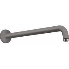 Держатель для верхнего душа hansgrohe 389 мм 1/2 черный хром шлифованный 27413340