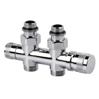 Узел нижнего подключения SR Rubinetterie Tondera прямой 1/2x3/4 Хром 0682-1500C0E0