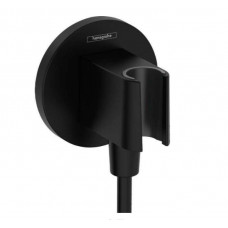 Шланговое подсоединение hansgrohe FixFit S матовый черный 26888670 Шланговое подсоединение hansgrohe FixFit S матовый черный 26888670