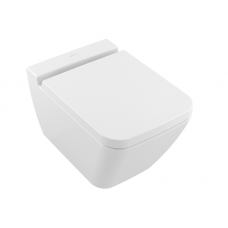 Унитаз подвесной Villeroy & Boch Finion 375x560 мм CeramicPlus альпийский белый 4664R0R1