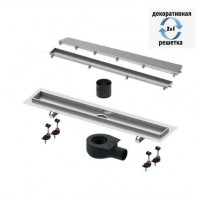 Комплект дренажного канала TECElinus 2 в 1 с основой для плитки tile и steel 900 мм 15103099