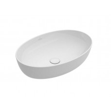 Раковина накладная Villeroy & Boch Artis 610х410х130 мм CeramicPlus альпийский белый 419861R1