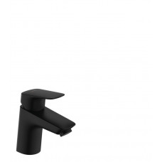 Смеситель для раковины hansgrohe Logis 70 однорычажный со сливным гарнитуром матовый черный 71070670 Смеситель для раковины hansgrohe Logis 70 однорычажный со сливным гарнитуром матовый черный 71070670