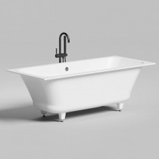 Ванна встраиваемая Salini Orlanda Axis 170 170х75х60 см S-Sense белый глянцевый 103213G
