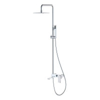 Душевая стойка Boheme Q с верхним душем 15х36х92 см хром 148-CRCR.2
