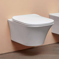 Унитаз подвесной antoniolupi Cabo безободковый с сиденьем Soft-close CABO1