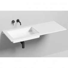 Раковина врезная снизу Salini Marea 60х40х12.8 см с переливом S-Stone белый матовый 1802214M