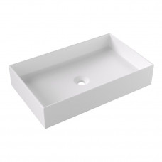 Раковина Ceramica Alice HIDE 60x37х12 см накладная белый матовый 31130109