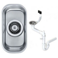 Мойка кухонная Alveus Variant 110 148х300х120 мм под столешницу с сифоном 1079965