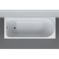 Комплект ванна акриловая AM.PM Sense 150х70 см с каркасом и сливом-переливом W75A-150-070W-KL
