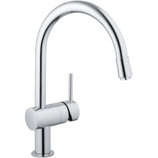 Смеситель для кухонной мойки GROHE Minta с выдвижным изливом хром 32918000