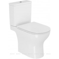 Унитаз-компакт Villeroy & Boch Memento 2.0 напольный безободковый Vortex с сиденьем Soft-close 9889B003-7200