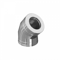 Отвод-сэндвич Теплов и Сухов 135° Ø115/200 мм AISI 304 0.8 мм нерж/ceramics 00-00000405