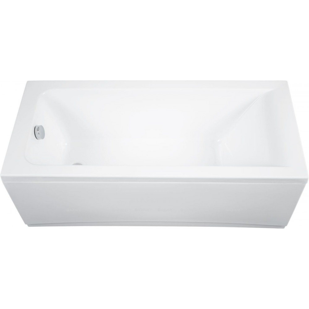 Ванна акриловая Aquanet Bright 155x70 см с каркасом и сливом-переливом 00239666