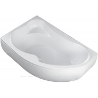 Ванна акриловая Aquanet Capri 160x100 L левосторонняя с каркасом и сливом-переливом 00205476