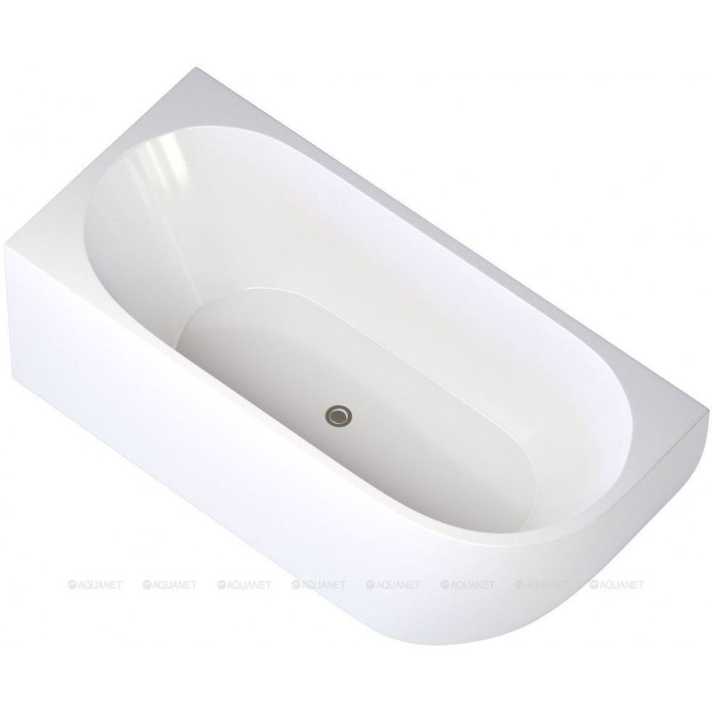 Ванна акриловая Aquanet Family Elegant A 1800x800 мм со сливом-переливом White Gloss 3805-N-GW