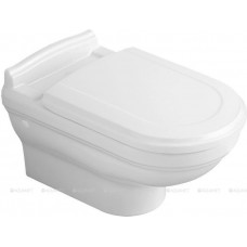 Унитаз подвесной Villeroy & Boch Hommage 600x370 мм CeramicPlus без сиденья 6661B0R1