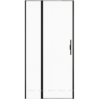 Душевая дверь Allen Brau Priority 1000 мм стекло Optiwhite 8 мм черн. браш. ал. 3.31030.BBA