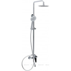 Душевая система Allen Brau ECLIPSE с верхним и ручным душем и изливом хром 5.E1007-00 Душевая система Allen Brau ECLIPSE с верхним и ручным душем и изливом хром 5.E1007-00