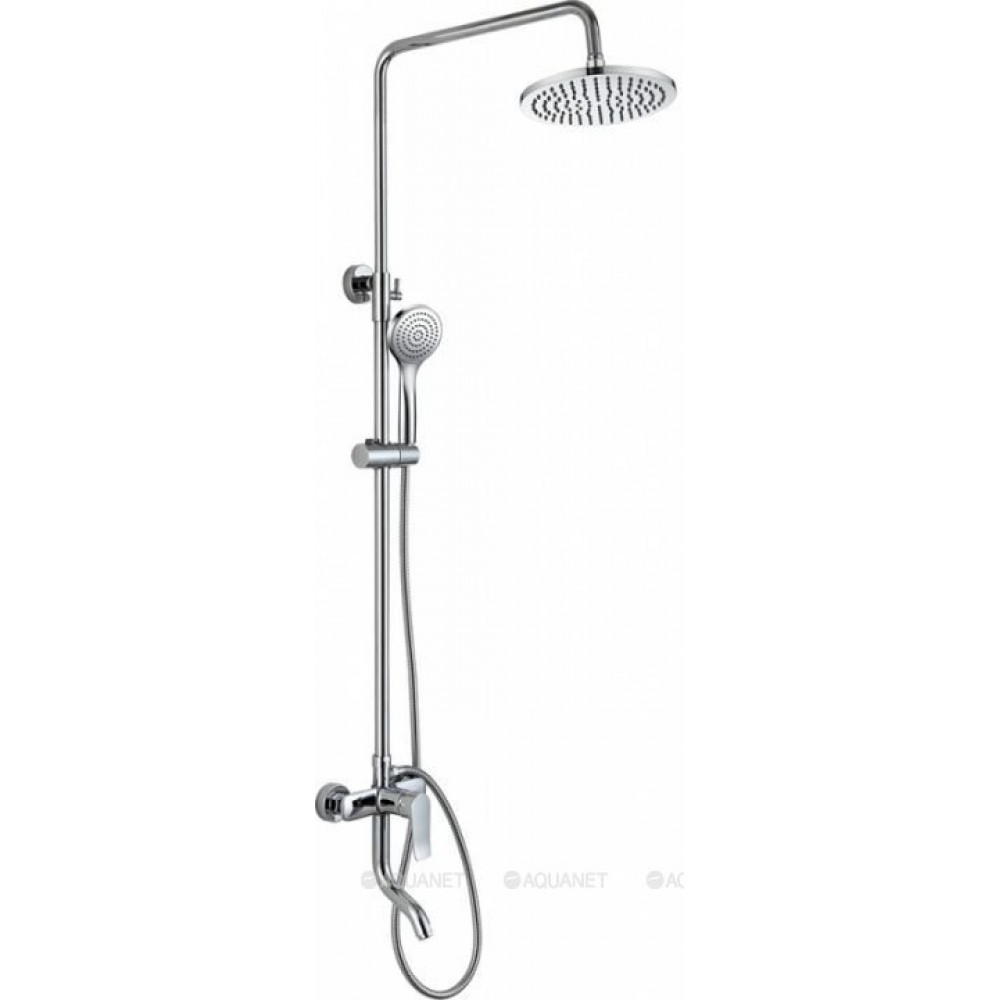 Душевая стойка со смесителем для ванны Bravat Emeralda F6337371CP-A-RUS