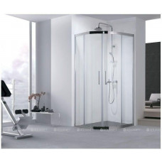 Душевой уголок Aquanet Delta 900x900x2000 мм R550 прозрачное стекло 8 мм NPE2142