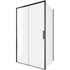Душевое ограждение Aquanet Pleasure Evo 110x80 см дверь и стекло черный анод AE65-110x80-BT Душевое ограждение Aquanet Pleasure Evo 110x80 см дверь и стекло черный анод AE65-110x80-BT