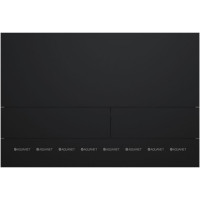 Кнопка смыва пневматическая Allen Brau Infinity Slim сталь черный PVD 9.20008.31
