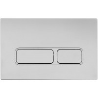 Кнопка смыва Aquanet AQ-PRO-01CR двойная хром 00346763