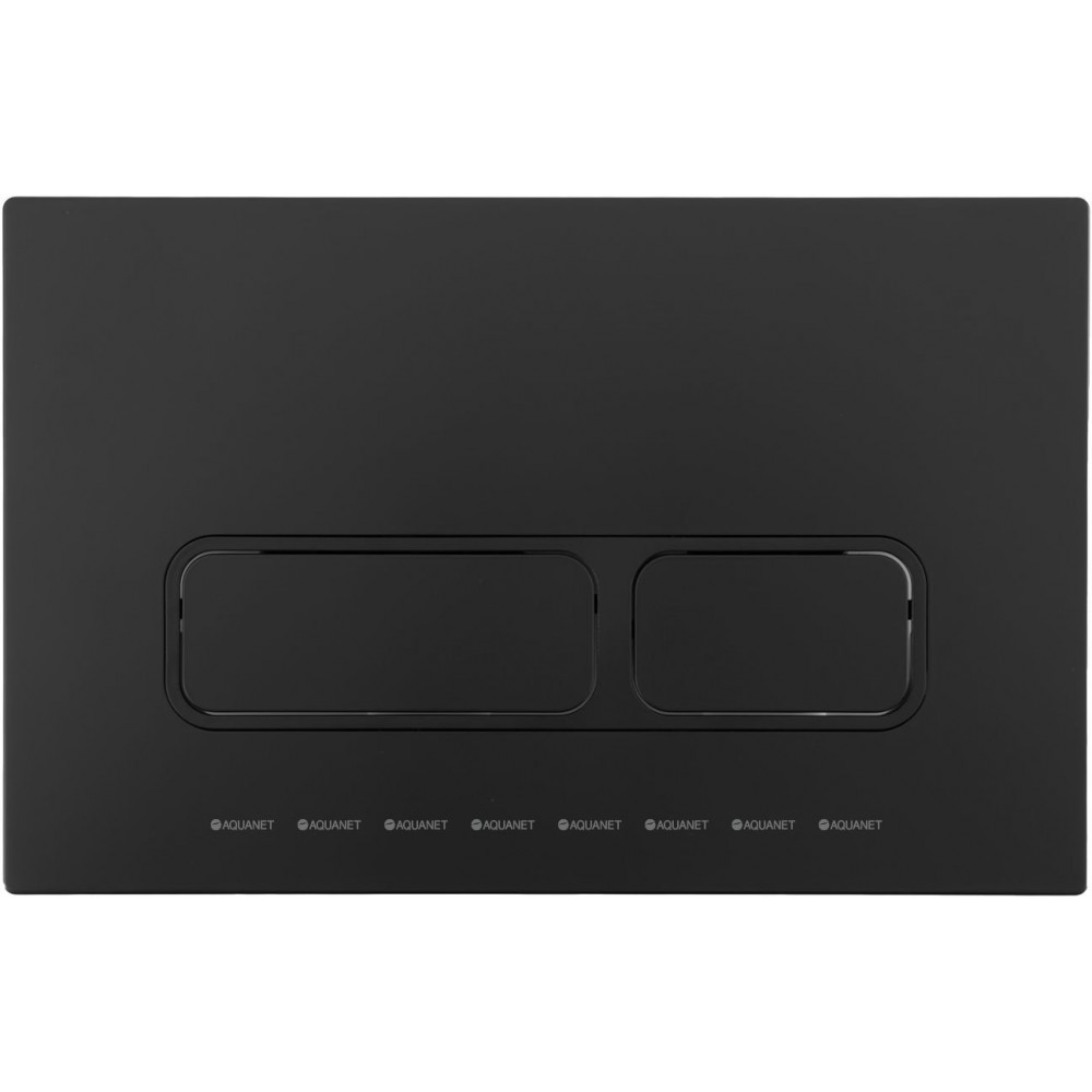 Кнопка смыва Aquanet AQ-PRO-01MB двойная черный матовый 00346764