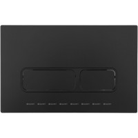 Кнопка смыва Aquanet AQ-PRO-01MB двойная черный матовый 00346764