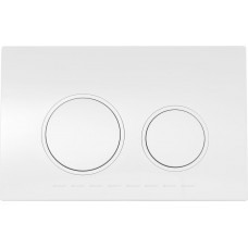 Кнопка смыва Aquanet AQ-PRO-02W двойная белый 00346768