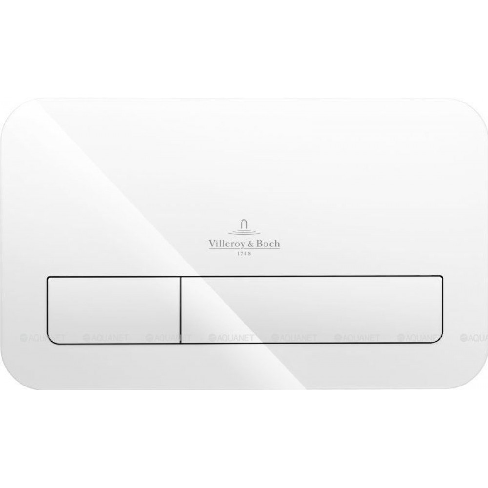 Клавиша смыва Villeroy & Boch ViConnect белый стекло 922400RE