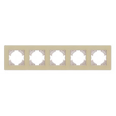 Рамка на 5 постов Kollinger Eleganz Acryl EA5GD