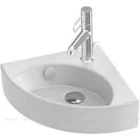 Раковина угловая Jacob Delafon Odeon RG 340х340 мм с переливом EGP112-00