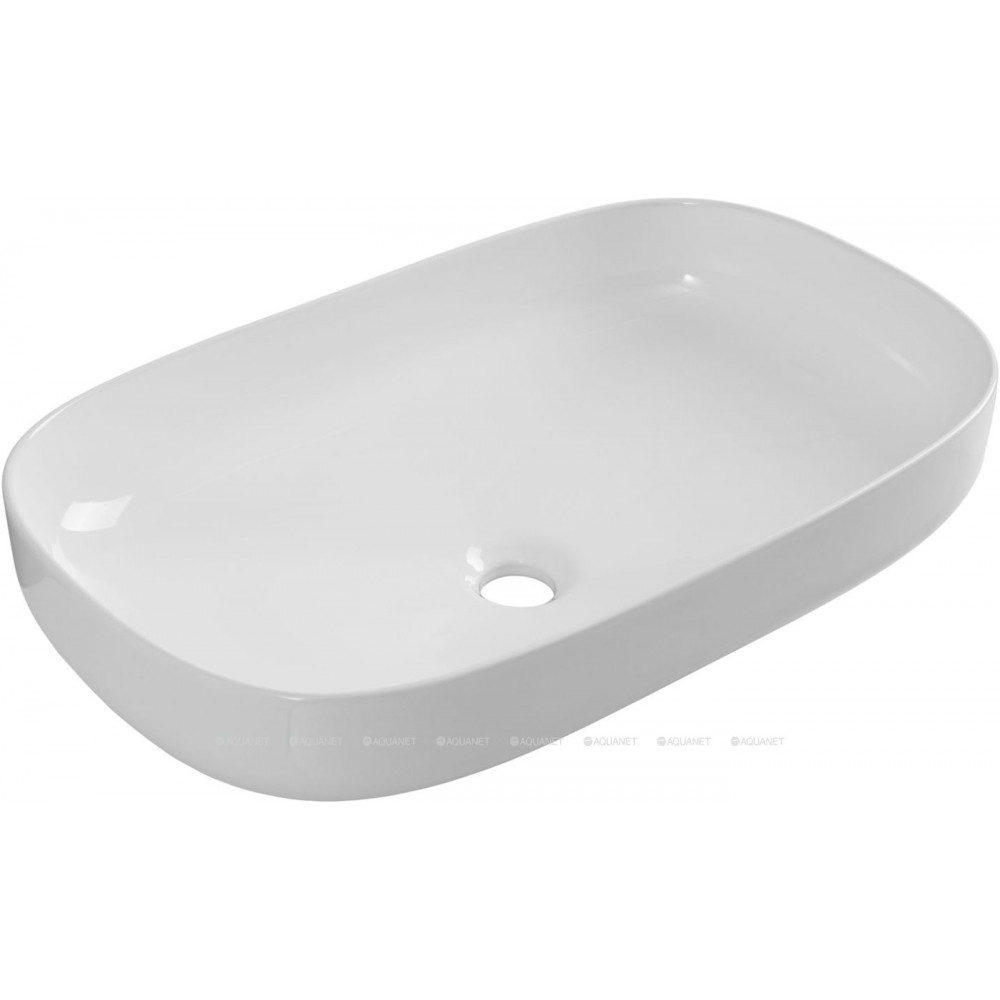 Раковина накладная Aquanet Elegant-3 600х380х150 мм керамическая белая 00326056