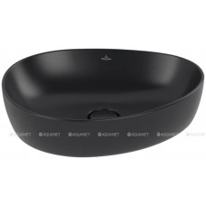 Раковина накладная Villeroy & Boch Antao 510x400x146 мм Pure Black 4A7351R7