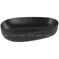 Раковина накладная Villeroy & Boch Antao 650x400x146 мм Pure Black 4A7465R7