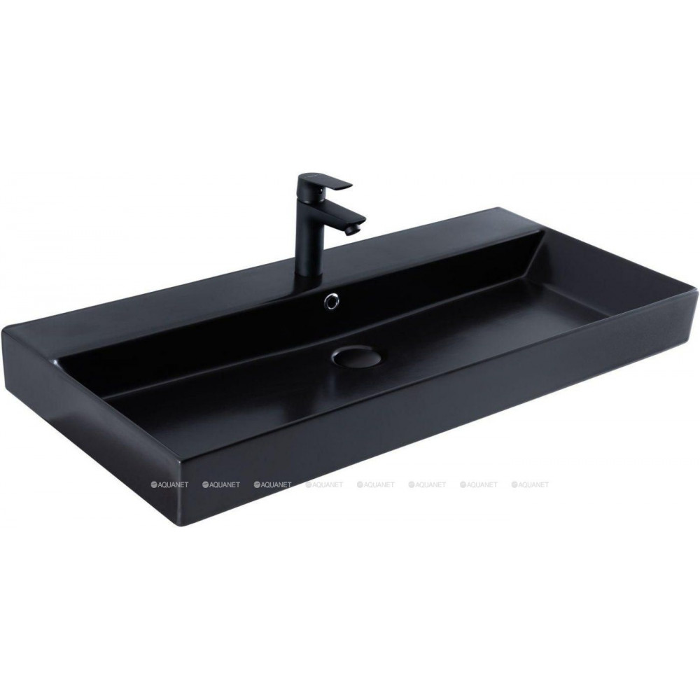 Раковина-столешница Sanovit Slim Synergy 100 см черный 17100-110
