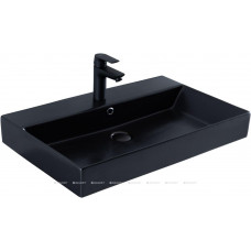 Раковина-столешница Sanovit Slim Synergy 70 см черный 17070-110